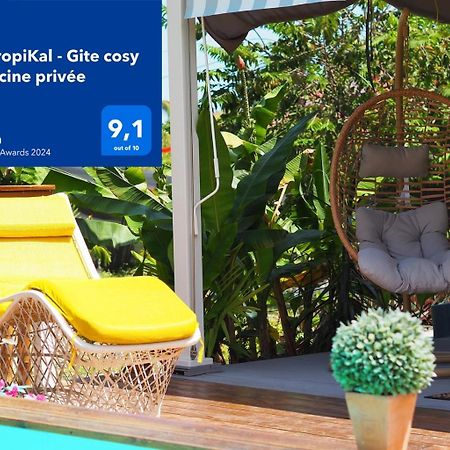 S'Cale Tropikal - Gite Cosy Avec Piscine Privee Petit-Canal Exterior foto